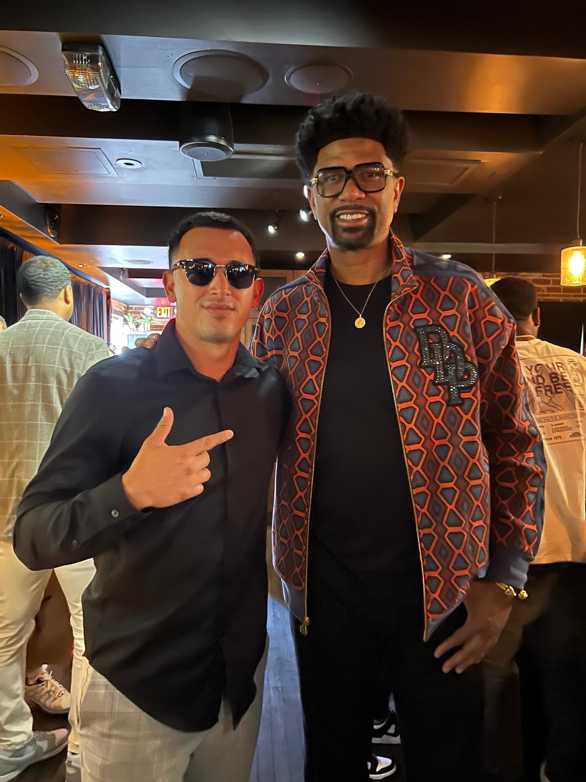 Chris with Jalen Rose