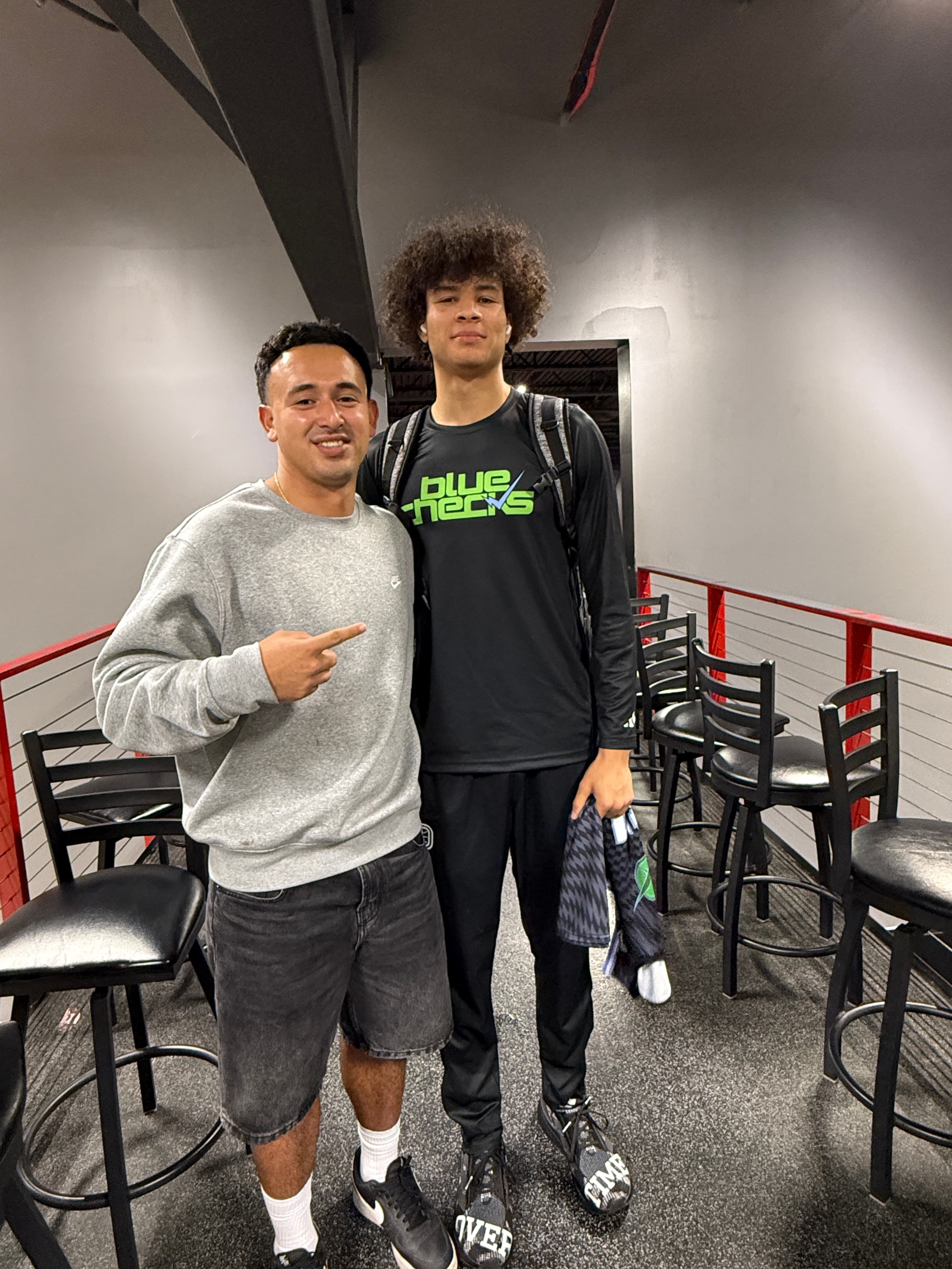 Chris with Jeromy Davis