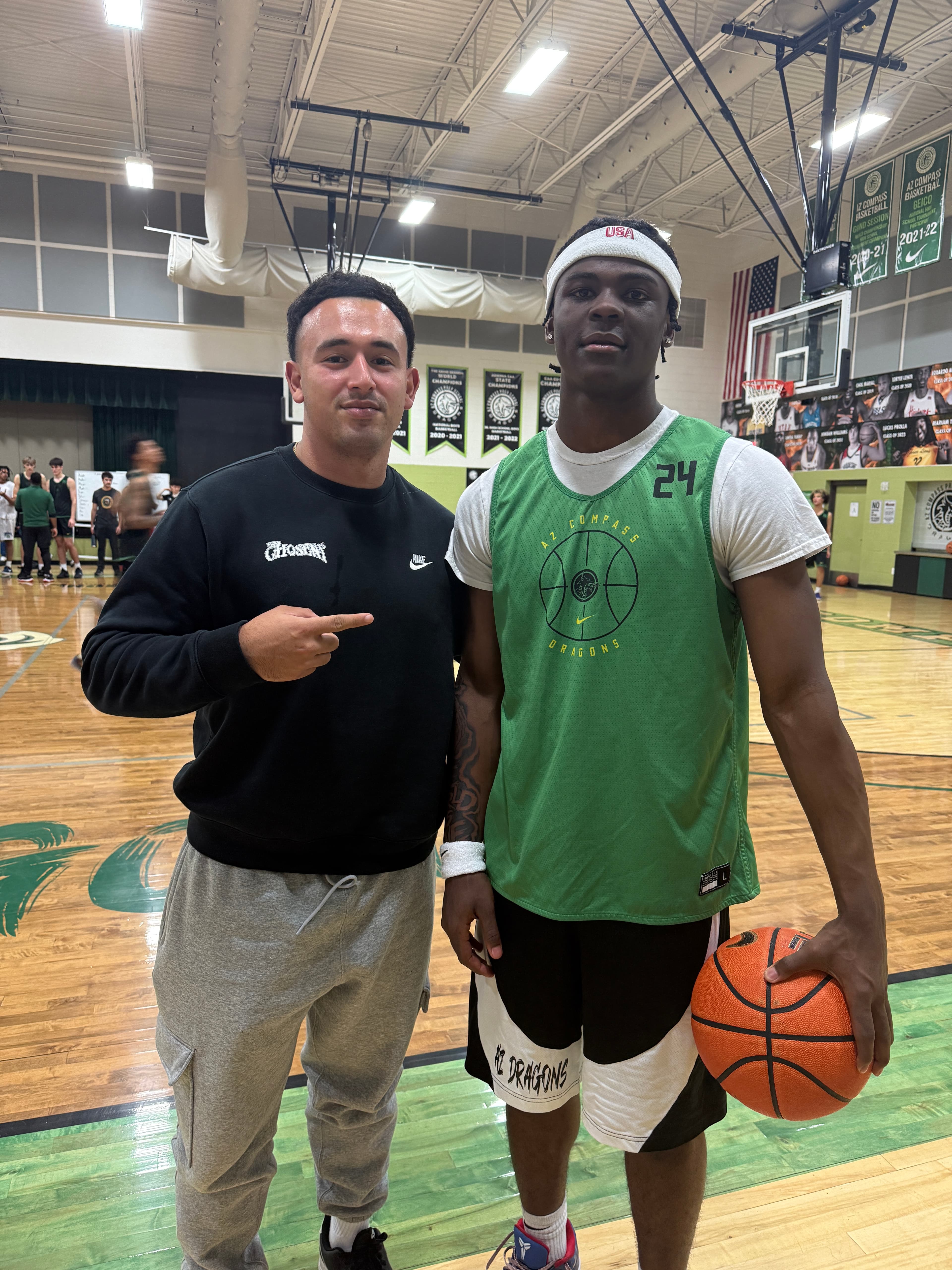 Chris with Rajan Roberts